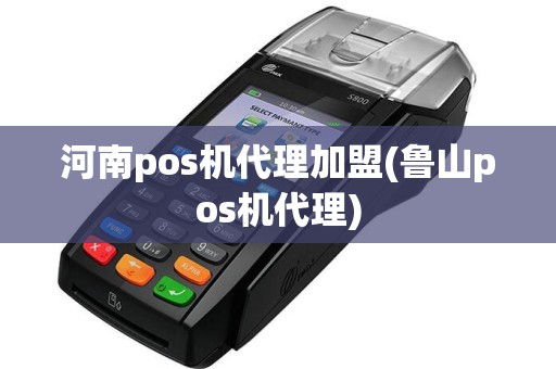 河南pos机代理加盟(鲁山pos机代理)