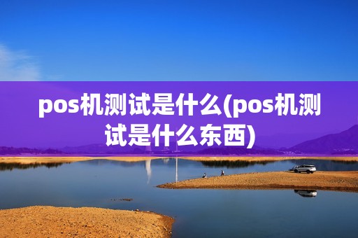 pos机测试是什么(pos机测试是什么东西)  第1张