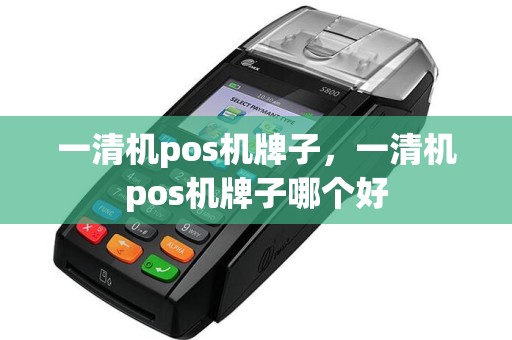 一清机pos机牌子，一清机pos机牌子哪个好  第1张