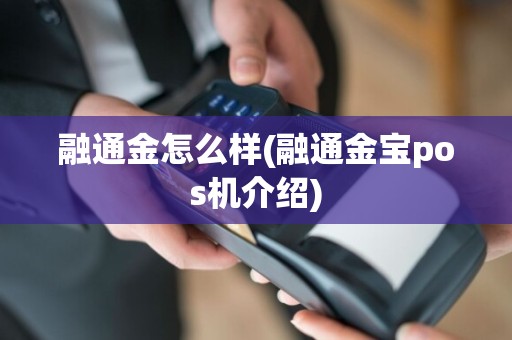 融通金怎么样(融通金宝pos机介绍)