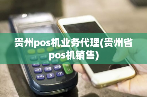 贵州pos机业务代理(贵州省pos机销售)