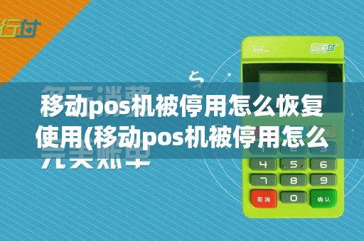 移动pos机被停用怎么恢复使用(移动pos机被停用怎么恢复)  第1张