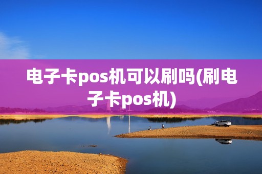 电子卡pos机可以刷吗(刷电子卡pos机)