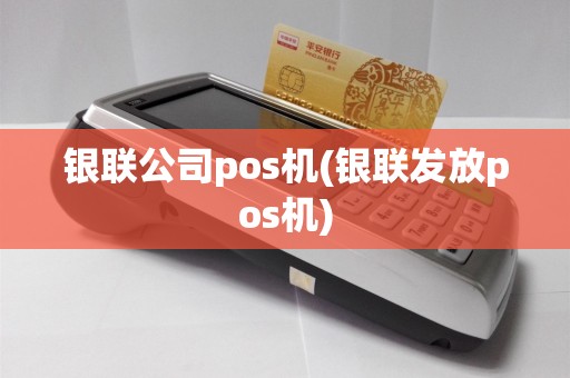 银联公司pos机(银联发放pos机)  第1张