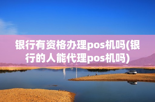 银行有资格办理pos机吗(银行的人能代理pos机吗)
