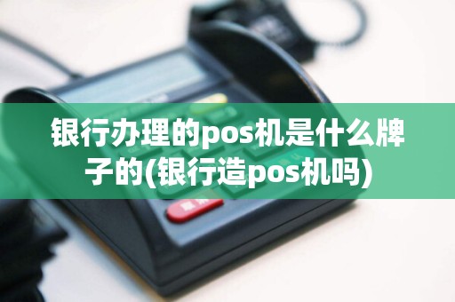 银行办理的pos机是什么牌子的(银行造pos机吗)
