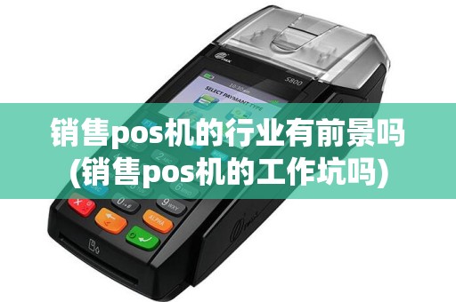 销售pos机的行业有前景吗(销售pos机的工作坑吗)