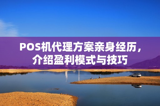 POS机代理方案亲身经历，介绍盈利模式与技巧