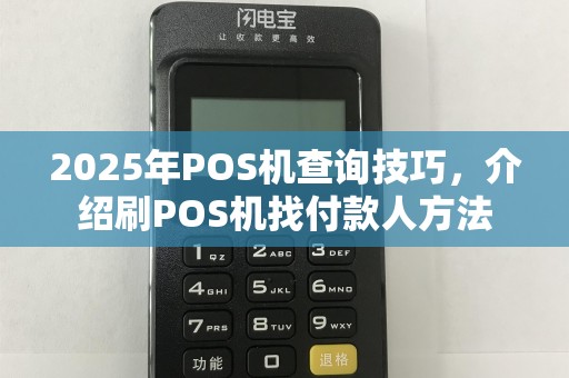 2025年POS机查询技巧，介绍刷POS机找付款人方法