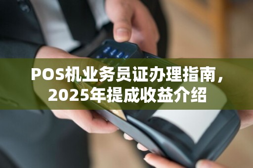POS机业务员证办理指南，2025年提成收益介绍