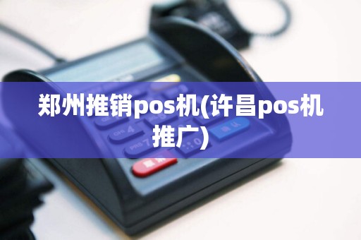 郑州推销pos机(许昌pos机推广)