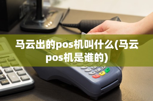 马云出的pos机叫什么(马云pos机是谁的)  第1张