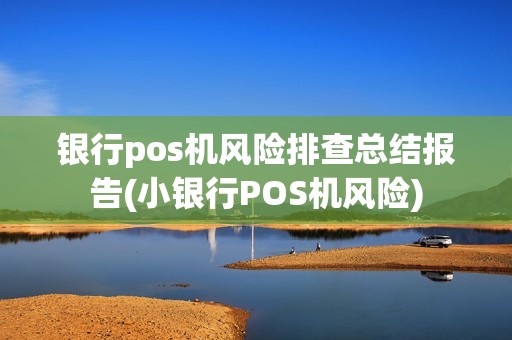 银行pos机风险排查总结报告(小银行POS机风险)