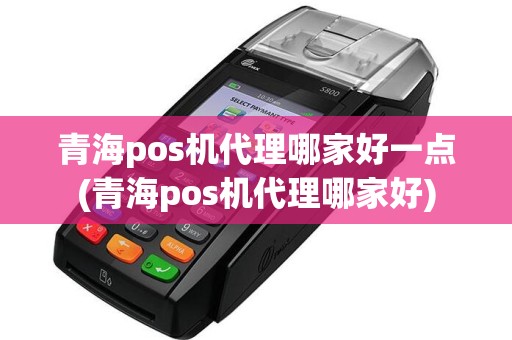青海pos机代理哪家好一点(青海pos机代理哪家好)