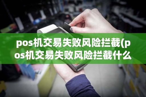 pos机交易失败风险拦截(pos机交易失败风险拦截什么意思)