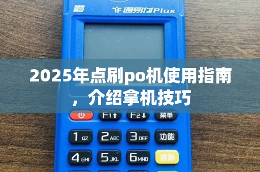 2025年点刷po机使用指南，介绍拿机技巧