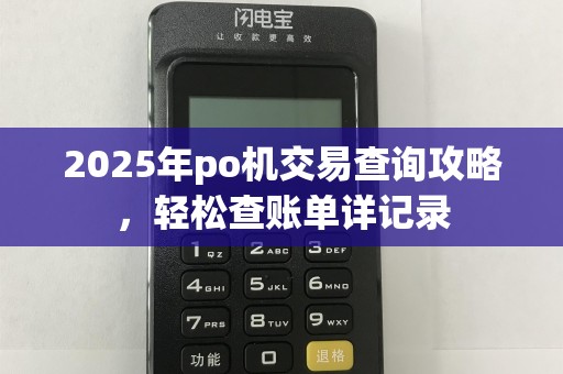 2025年po机交易查询攻略，轻松查账单详记录