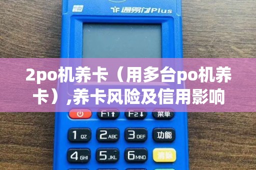 2po机养卡（用多台po机养卡）,养卡风险及信用影响全攻略  第1张