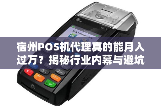 宿州POS机代理真的能月入过万？揭秘行业内幕与避坑指南！