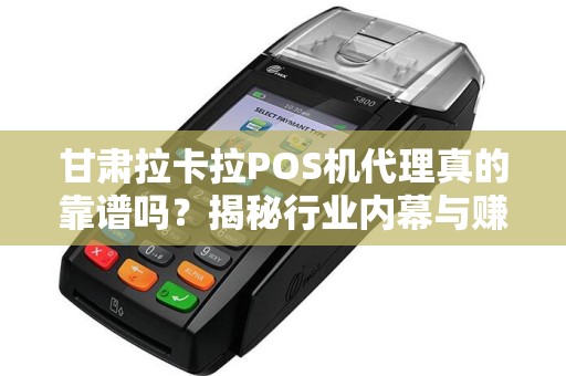 甘肃拉卡拉POS机代理真的靠谱吗？揭秘行业内幕与赚钱真相！