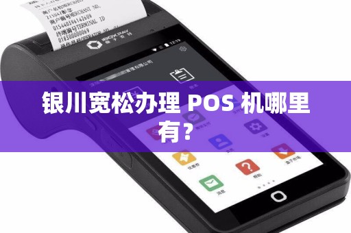 银川宽松办理 POS 机哪里有？