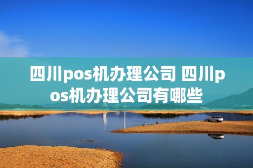 四川pos机办理公司 四川pos机办理公司有哪些