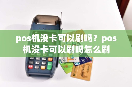 pos机没卡可以刷吗？pos机没卡可以刷吗怎么刷  第1张
