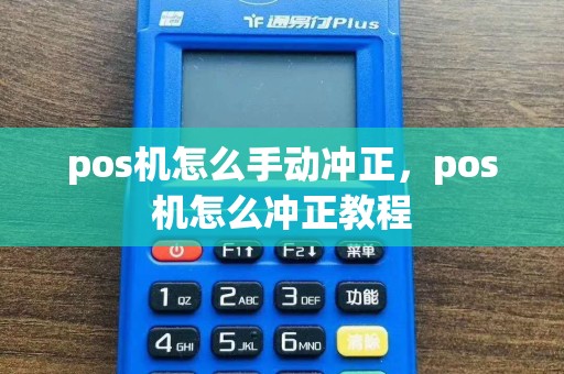pos机怎么手动冲正，pos机怎么冲正教程  第1张