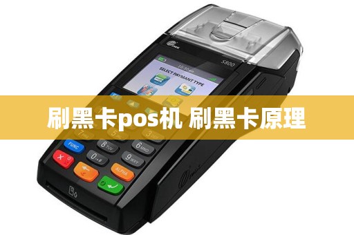 刷黑卡pos机 刷黑卡原理  第1张