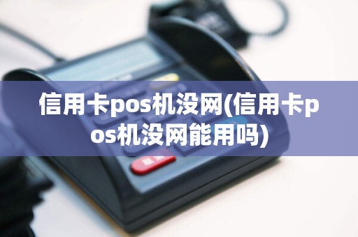 信用卡pos机没网(信用卡pos机没网能用吗)  第1张