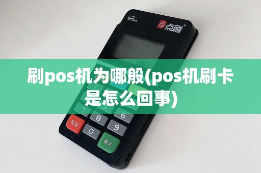刷pos机为哪般(pos机刷卡是怎么回事)  第1张