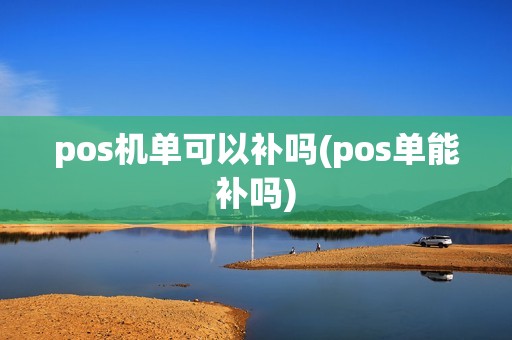 pos机单可以补吗(pos单能补吗)  第1张