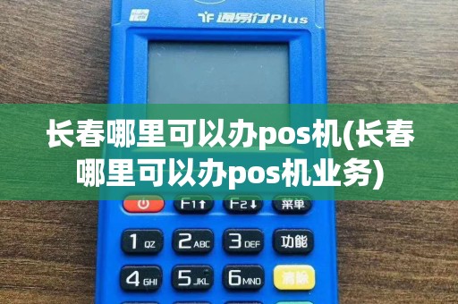 长春哪里可以办pos机(长春哪里可以办pos机业务)
