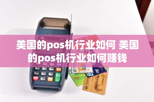 美国的pos机行业如何 美国的pos机行业如何赚钱  第1张