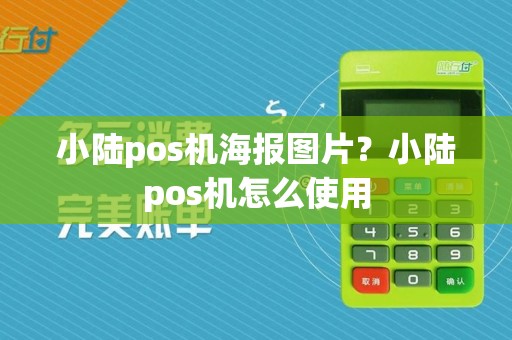小陆pos机海报图片？小陆pos机怎么使用