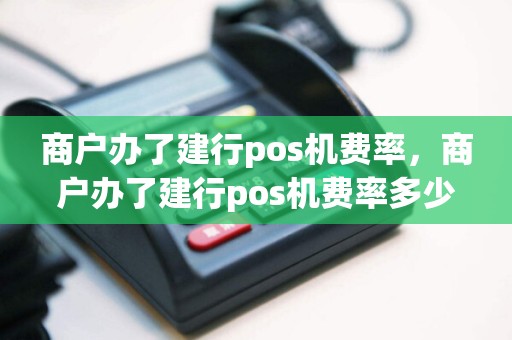 商户办了建行pos机费率，商户办了建行pos机费率多少