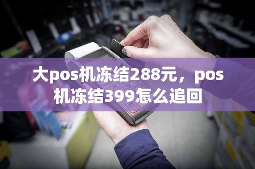 大pos机冻结288元，pos机冻结399怎么追回
