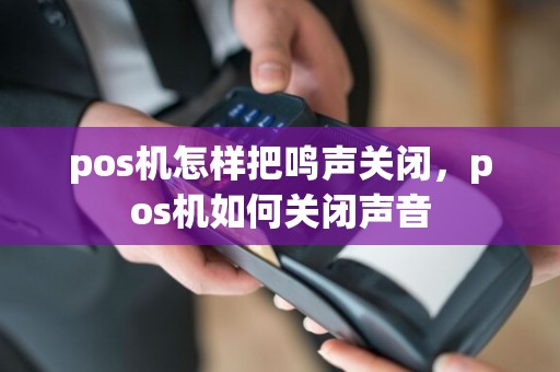 pos机怎样把鸣声关闭，pos机如何关闭声音