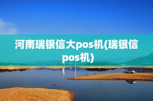 河南瑞银信大pos机(瑞银信 pos机)  第1张