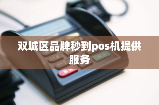 双城区品牌秒到pos机提供服务
