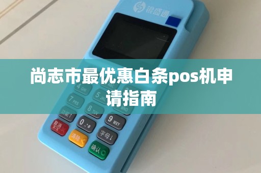 尚志市最优惠白条pos机申请指南