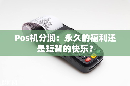 Pos机分润：永久的福利还是短暂的快乐？