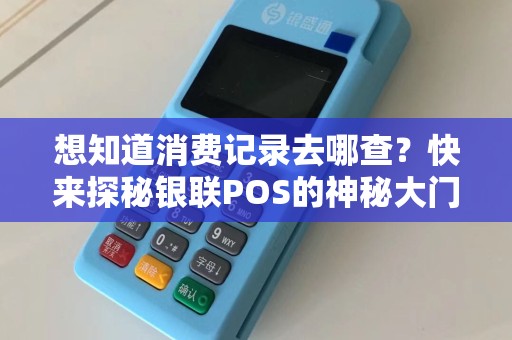 想知道消费记录去哪查？快来探秘银联POS的神秘大门！