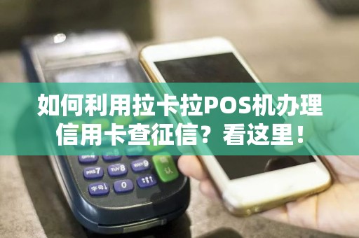 如何利用拉卡拉POS机办理信用卡查征信？看这里！