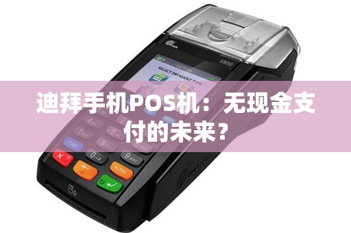 迪拜手机POS机：无现金支付的未来？