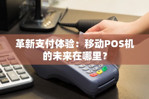 革新支付体验：移动POS机的未来在哪里？  第1张