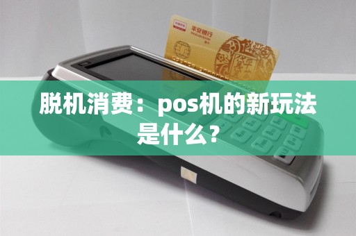 脱机消费：pos机的新玩法是什么？  第1张