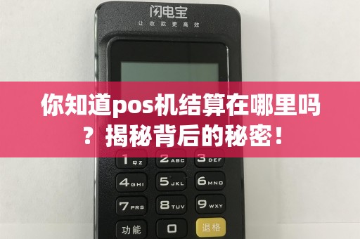 你知道pos机结算在哪里吗？揭秘背后的秘密！