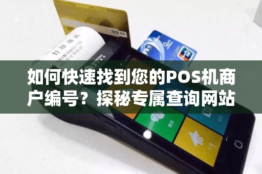 如何快速找到您的POS机商户编号？探秘专属查询网站！