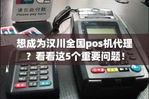 想成为汉川全国pos机代理？看看这5个重要问题！